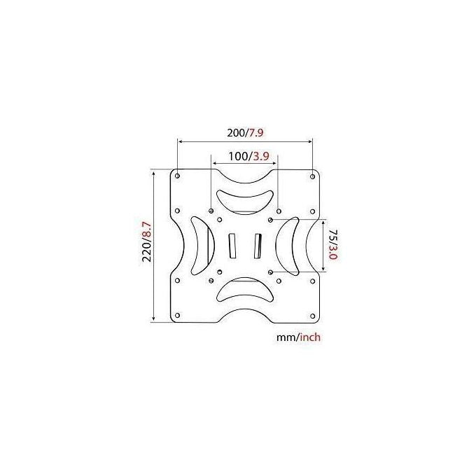 Digitus DA903101 Supporto Fisso a Parete per Schermi Fino a 37