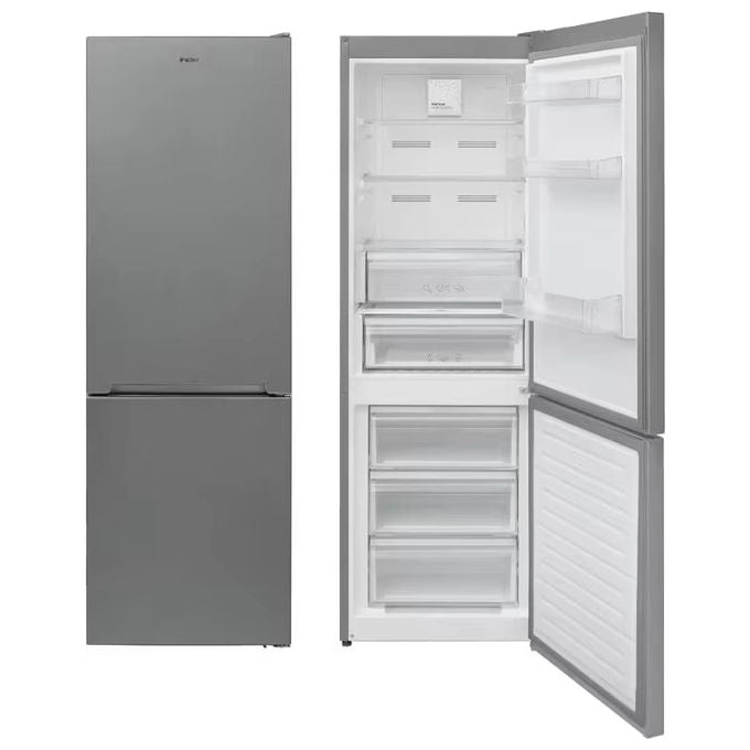 NGM FR380XE Frigorifero Combinato 331 L 186 cm Classe E 39 dB No Frost Multi Cooling Cassetto 0°C (59,5x65x186 cm) colore Inox