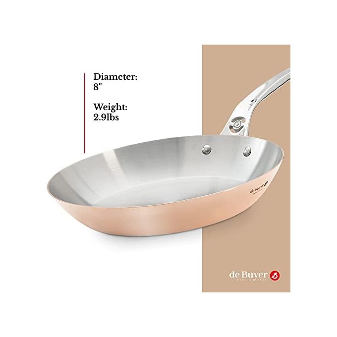 De Buyer Prima Matera Padella Rame-Inox 20cm per Induzione