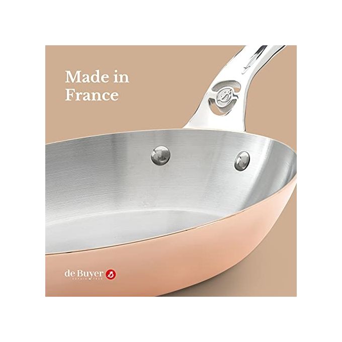 De Buyer Prima Matera Padella Rame-Inox 24cm per Induzione