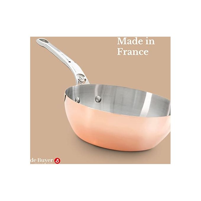 De Buyer Prima Matera Pentolino Rame-Inox 20cm Conico per Induzione