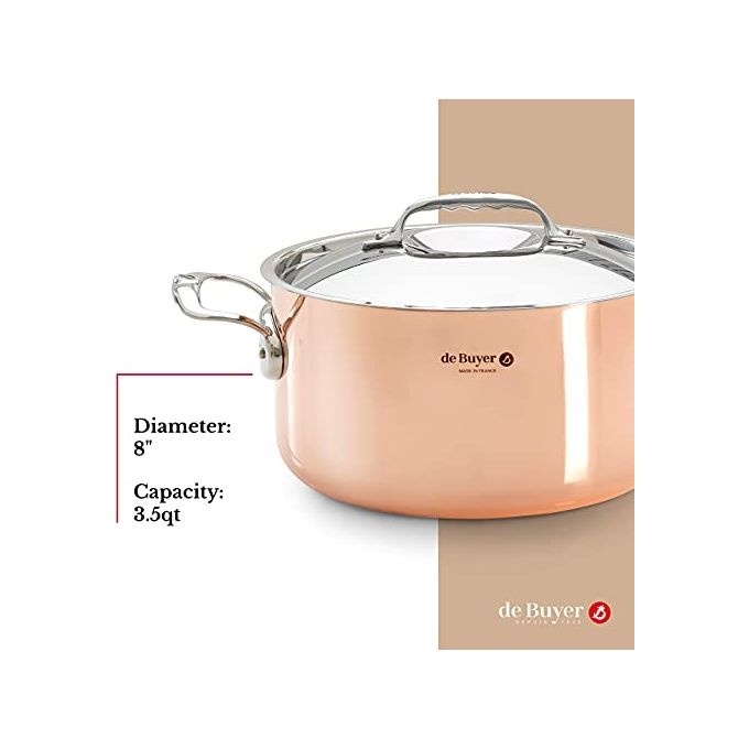 De Buyer Prima Matera pentola rame-inox 20 cm induzione