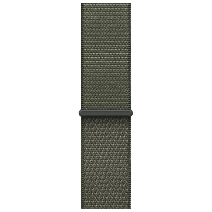 Apple MFFJ4ZM-A Sport Loop Cinturino per Apple Watch 44 45 46 49mm Verde colore Verde