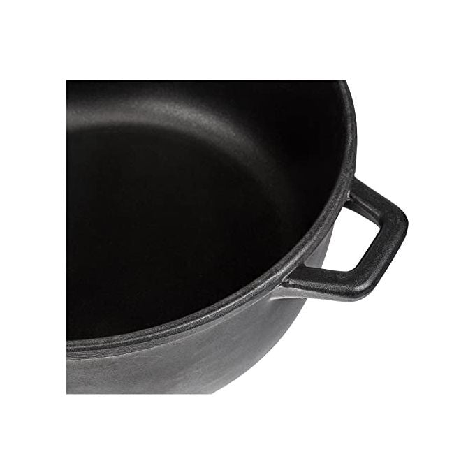 DE BUYER 8311.28 Choc Extreme Casseruola Antiaderente con Coperchio in Vetro Diametro 28 cm Capacita' 6.6-7 L Forno fino a 220°C Induzione colore Nero