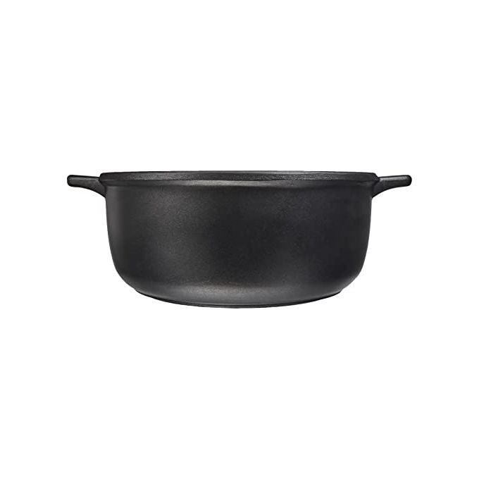 DE BUYER 8311.28 Choc Extreme Casseruola Antiaderente con Coperchio in Vetro Diametro 28 cm Capacita' 6.6-7 L Forno fino a 220°C Induzione colore Nero