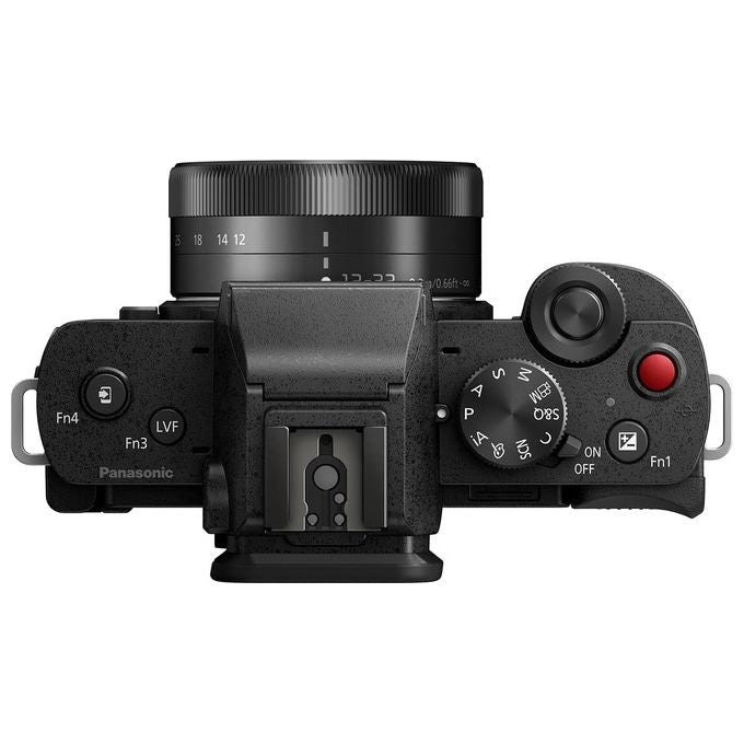 Panasonic DC-G100DKEG-K Lumix G100D Fotocamera Mirrorless 20.3 MP Sensore Micro Four Thirds 4K Video Touchscreen Orientabile Mirino OLED colore Nero