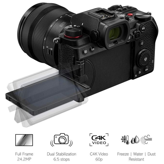 Panasonic DC-S5E-K Lumix S5 Corpo MILC 24.2 MP CMOS 4K Ultra HD colore Nero