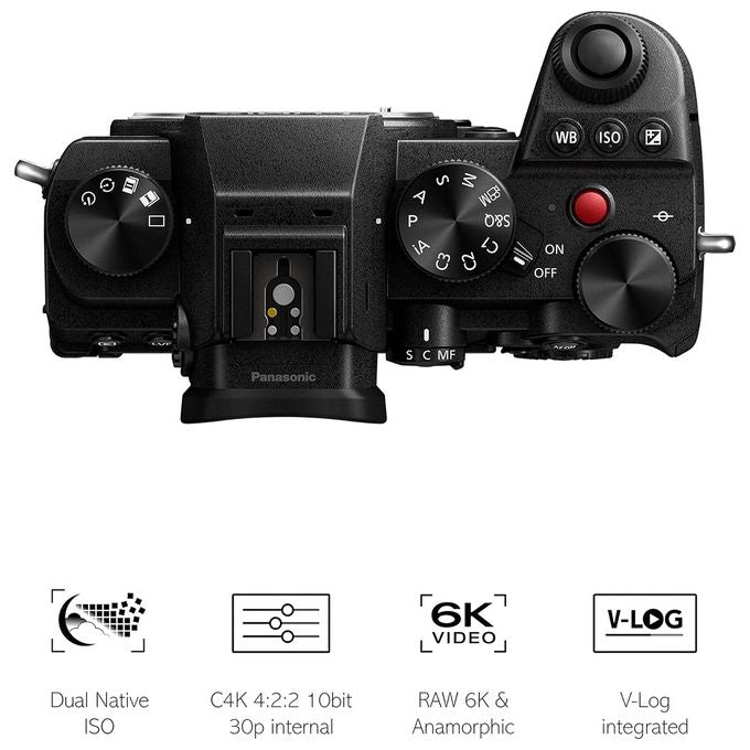 Panasonic DC-S5E-K Lumix S5 Corpo MILC 24.2 MP CMOS 4K Ultra HD colore Nero