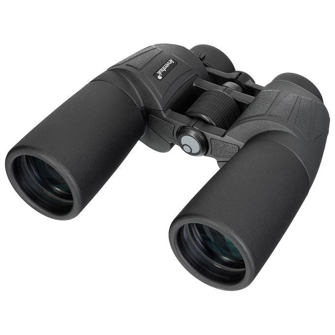 Levenhuk 84666 New Sherman BASE Binocolo 7x50 con Prisma Porro e Ottica BaK-4 Trattamento Multirivestito Impermeabile colore Nero