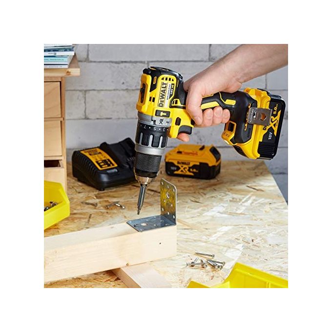 DeWalt DCD796P2-QW Trapano Avvitatore a Batteria 2 Velocita' con Percussione 18V 5.0Ah