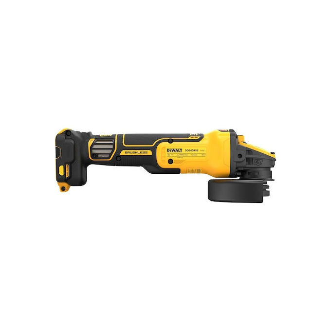 DeWALT DCG409VSNT-XJ Smerigliatrice Angolare 12,5 cm Motore Senza Spazzole 3000-9000 Giri-min Batteria 18 V Ioni di Litio colore Nero Giallo
