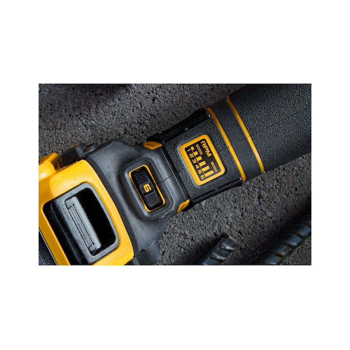 DeWALT DCG409VSNT-XJ Smerigliatrice Angolare 12,5 cm Motore Senza Spazzole 3000-9000 Giri-min Batteria 18 V Ioni di Litio colore Nero Giallo