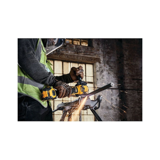 DeWALT DCG409VSNT-XJ Smerigliatrice Angolare 12,5 cm Motore Senza Spazzole 3000-9000 Giri-min Batteria 18 V Ioni di Litio colore Nero Giallo