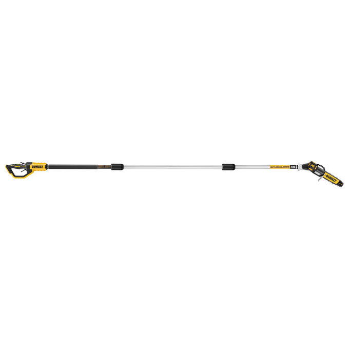 DeWalt DCMPS567N-XJ Potatore telescopico Brushless Barra 20 cm Altezza massima 450 cm Peso 3,8 Kg Velocita' catena 6,5 m-s Tensione 18 V Lubrificazione automatica colore Giallo