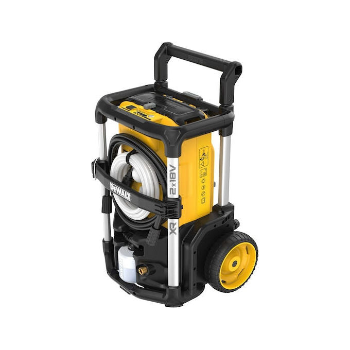 DeWALT DCMPW1600N-XJ Idropulitrice Compatta Batteria 110 bar 2x18 V 6 m 0,6 L colore Giallo