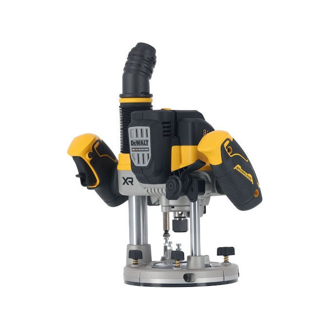 DeWALT DCW620NT-XJ Fresatrice Ad Affondamento Motore Brushless 11000-23000 rpm Attacco 8 mm 12.7 mm colore Nero Giallo