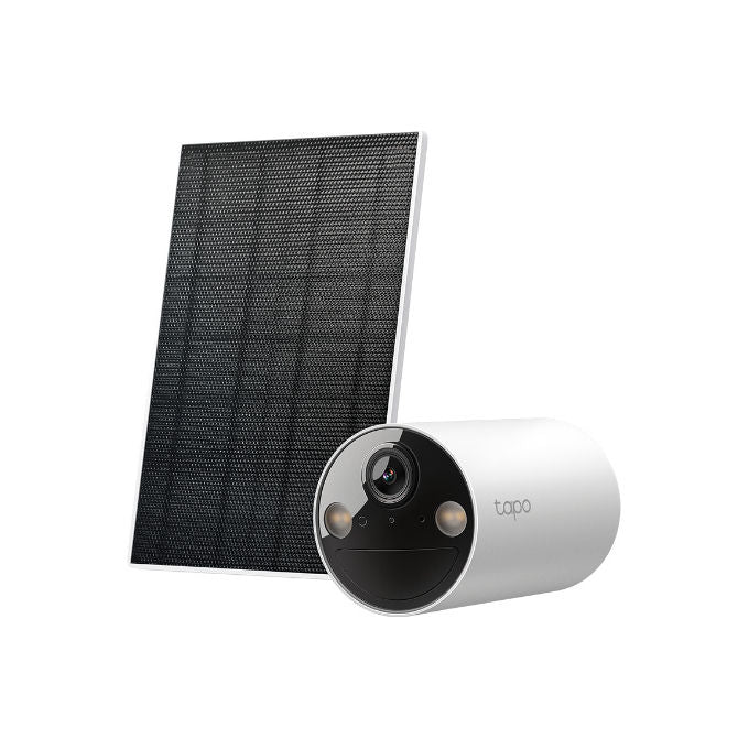 TP-Link TAPO C410 KIT Telecamera di Sicurezza IP Esterna Wireless 2304 x 1296 Pixel IP65 con Pannello Solare colore Bianco