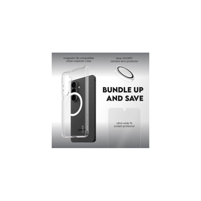 PanzerGlass CR34288 CARE 3-in-1 Bundle Custodia Cover con Pellicola Protettiva per Samsung Galaxy S26+ colore Trasparente