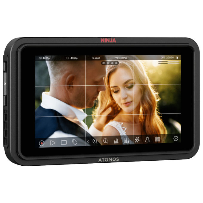 Atomos ATOMNJTX02 Ninja TX GO Monitor-registratore 5.2'' 1500 nit HDMI 2.0 Apple ProRes CFexpress Type B colore Nero