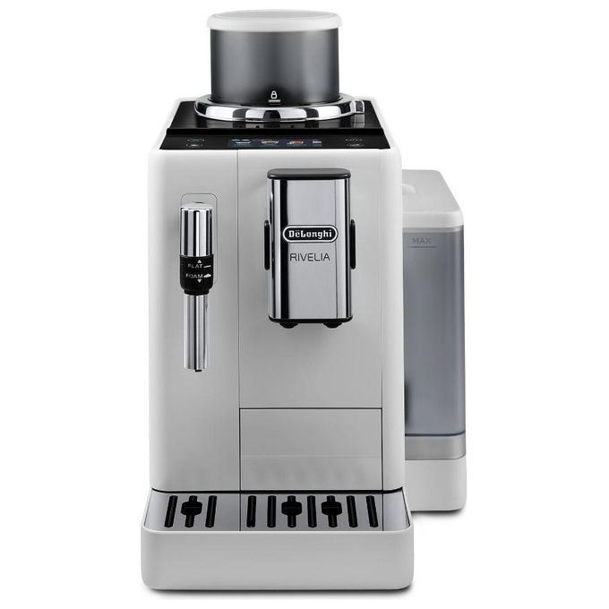 De'Longhi EXAM440.35.W Rivelia Macchina da caffe' Automatica 1,4 L 19 bar 1450 W Bean Switch System colore Bianco
