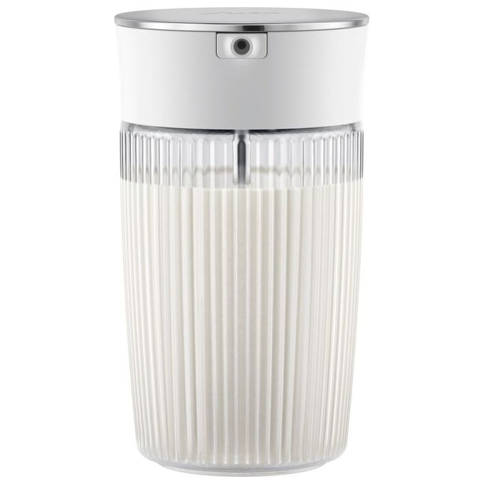 Jura 24313 Milch-Karaffe 0,5 L in Borosilikatglas con Struttura Rigata e Silikonadapter Interchangeabili colore Trasparente