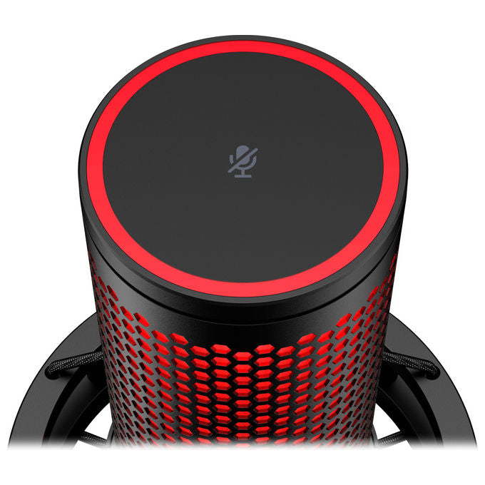 HyperX 872V1AA QuadCast 2 Microfono USB per Podcast 96 kHz 24 bit 100 dB SNR 3 m cavo colore Nero