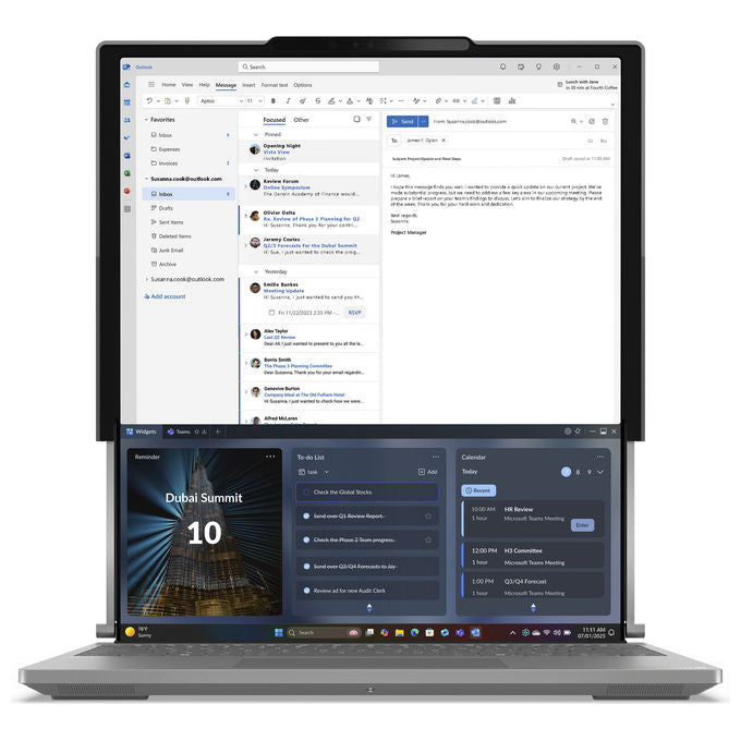 Lenovo 21TR0004IX ThinkBook Plus G6 Rollable Copilot+ PC Computer portatile Intel Core Ultra 7 32 GB 1 TB SSD Wi-Fi 7 Windows 11 Pro colore Grigio