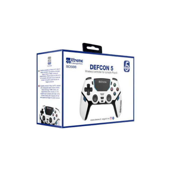 Xtreme, Pad Defcon 5 BT Wireless, Tasti programmabili, Uscita cuffie, Vibrazione, Sensori movimento