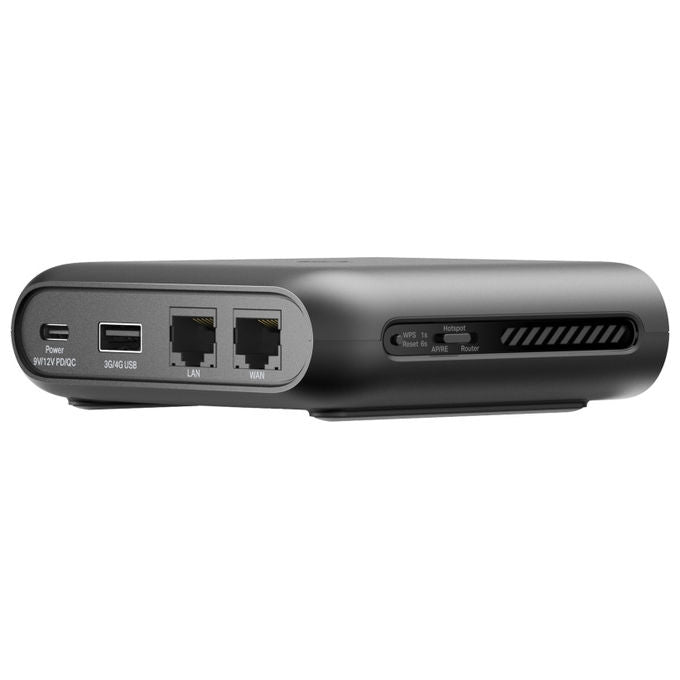 TP-Link TL-WR1502X Router Wireless Wi-Fi 6 Dual Band 2.4 GHz 5 GHz Ethernet Gigabit Porta USB 2 LAN Nero colore Nero