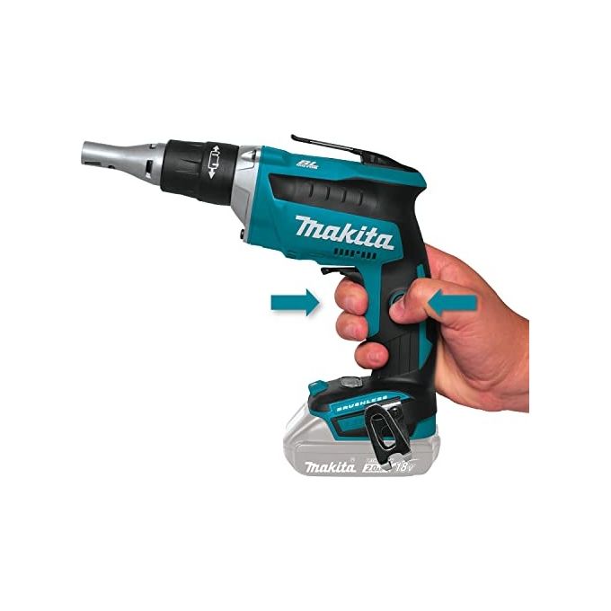 Makita DFS250Z Atornillador 18V 0-2500rpm BL punta Motore brushless Tecnologia Push and Drive LED integrato peso 1.6 Kg colore Nero