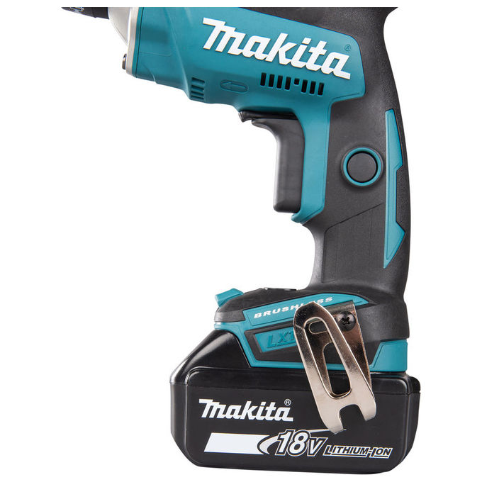 Makita DFS452TJX2 Avvitatore Rapido a Batteria 18V con Tecnologia Brushless 5.0 Ah 4000 min-1 Peso 1.8 Kg colore Nero