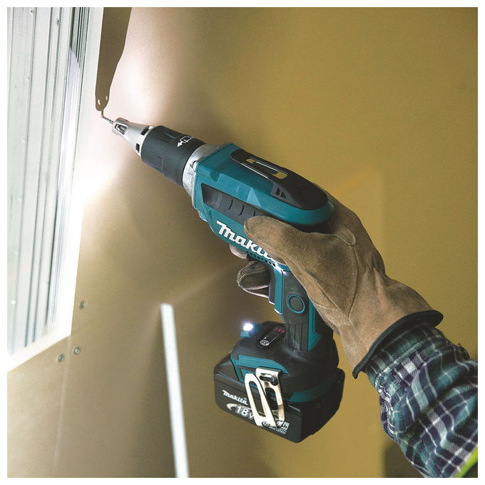 Makita DFS452TJX2 Avvitatore Rapido a Batteria 18V con Tecnologia Brushless 5.0 Ah 4000 min-1 Peso 1.8 Kg colore Nero