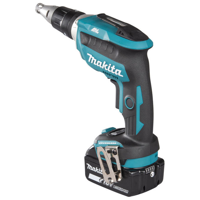 Makita DFS452TJX2 Avvitatore Rapido a Batteria 18V con Tecnologia Brushless 5.0 Ah 4000 min-1 Peso 1.8 Kg colore Nero