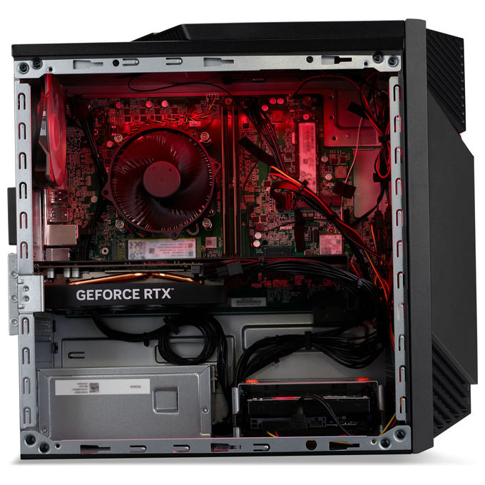 Acer DG.E4FET.01X Nitro 50 Computer desktop per gaming Intel Core Ultra 7 265F 16 GB DDR5 SSD 1 TB NVIDIA GeForce RTX 5060 8 GB colore Nero Rosso
