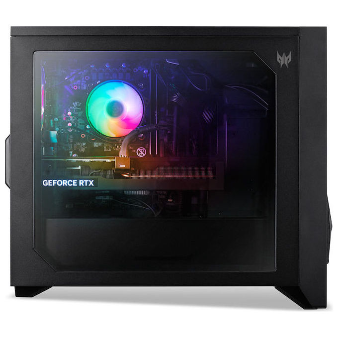 Acer, PC Desktop Gaming Predator Orion 3000 PO3-665 H810, Intel Core Ultra 7, RTX 5070, 16GB RAM, 1TB SSD, Nero