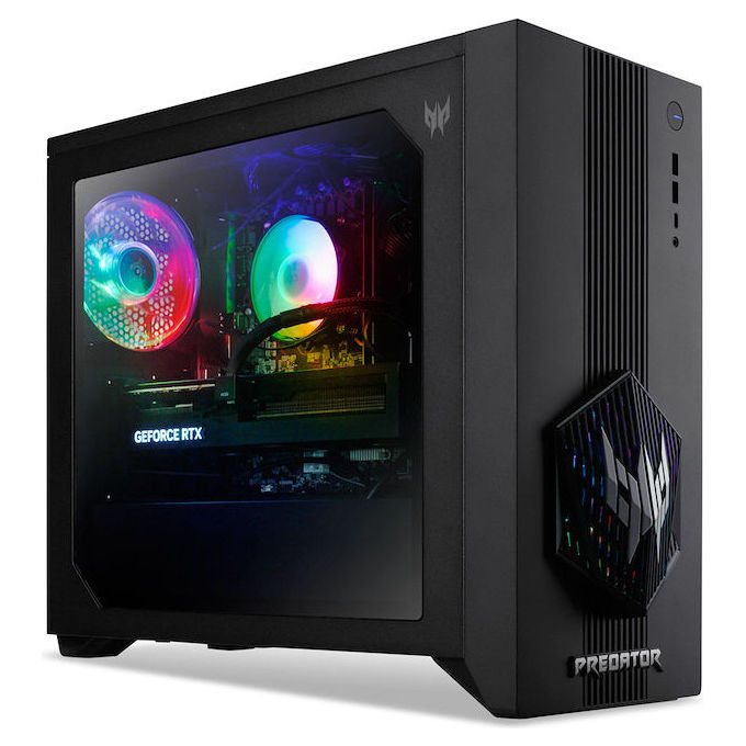 Acer, PC Desktop Gaming Predator Orion 3000 PO3-665 H810, Intel Core Ultra 7, RTX 5070, 16GB RAM, 1TB SSD, Nero