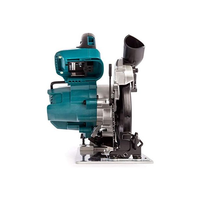 Makita DHS660ZJ LXT Sega Circolare a Batteria 18V 165mm Brushless 5000 rpm con Valigetta Makpac colore Nero Blu Grigio