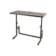 QUIK LOK DJ233 Tavolo Pieghevole per DJ Postazione Workstation Acciaio Altezza Regolabile 4 Posizioni 90 Kg colore Nero
