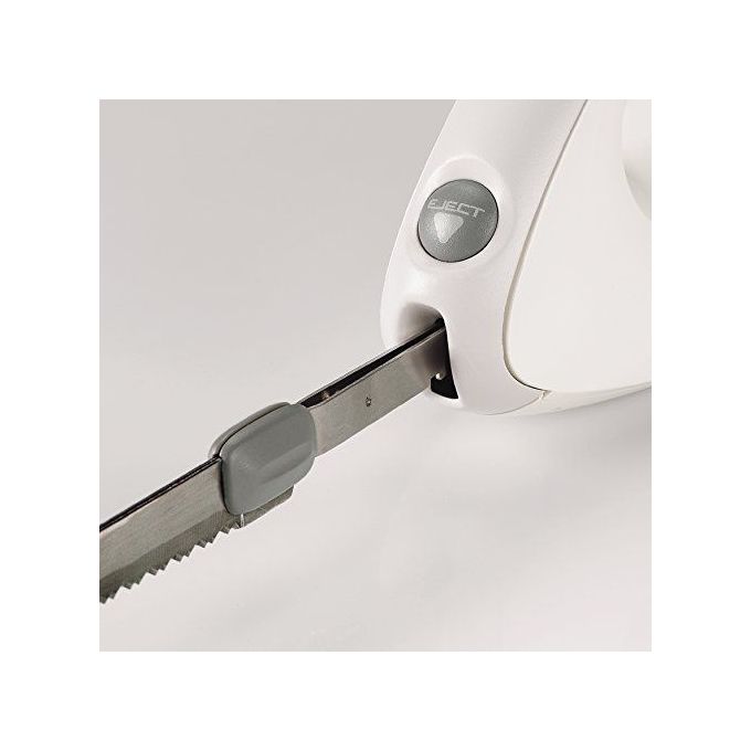 Moulinex DJAC41 Secanto Coltello Elettrico 2 Coppie di Lame Bianco
