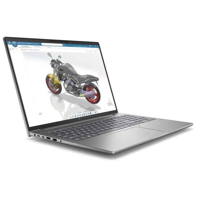 HP DK1K8ET ZBook X G2i Laptop Mobile Workstation Intel Core Ultra 9 386H 16'' WUXGA 32 GB DDR5 1 TB SSD NVIDIA RTX PRO 3000 Blackwell Wi-Fi 7 Windows 11 Pro colore Argento