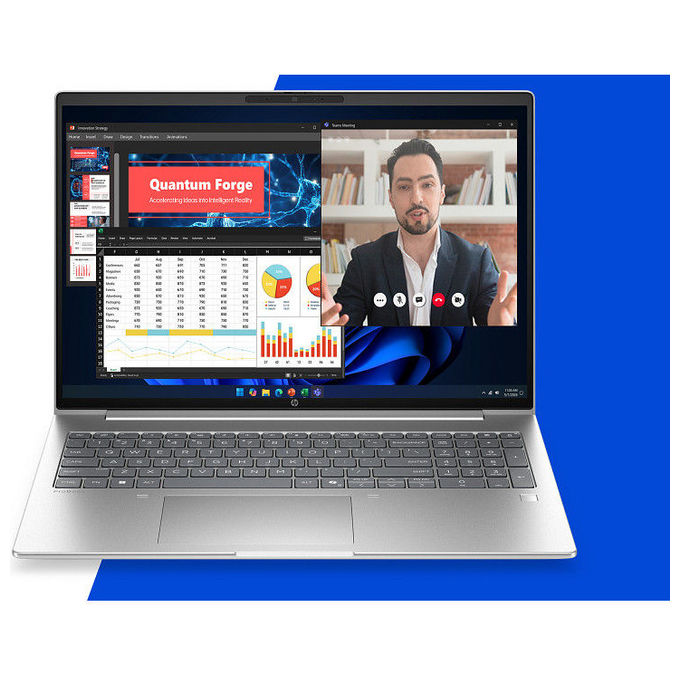 HP DL5L3AT#ABZ ProBook 4 G2i Notebook Intel Core Ultra 7 32 GB RAM 1 TB SSD Wi-Fi 7 16'' Windows 11 Pro colore Pike silver