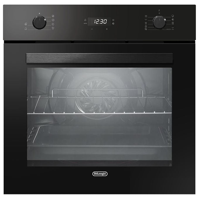 De'Longhi DLP9LN Forno da incasso Elettrico Multifunzione 70 L Classe A Pirolisi e Hydro Cleaning 9 funzioni (60x60x60 cm) colore Nero