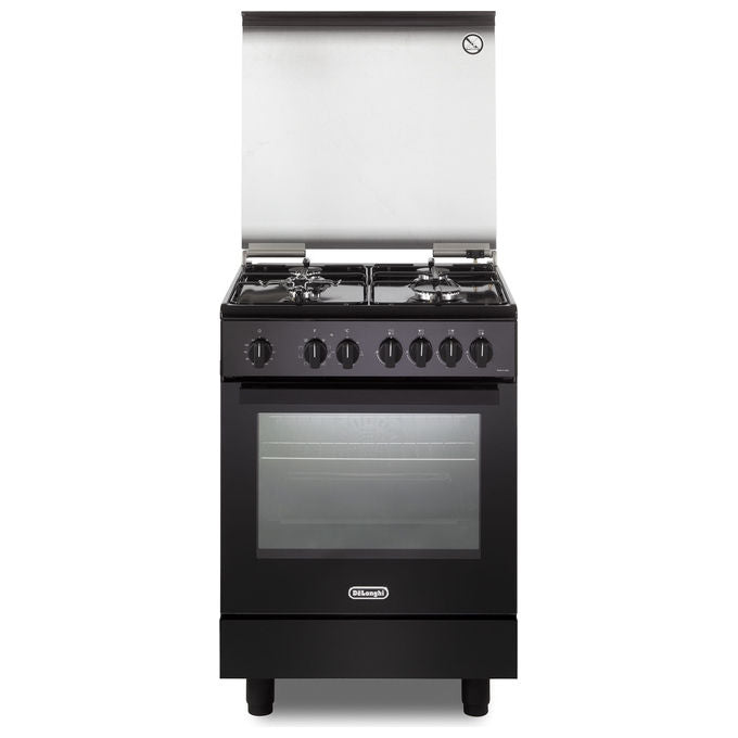 De'Longhi DMN64LSG Cucina 60 cm 4 Fuochi Gas Forno Elettrico 69 L 9 Funzioni Classe A colore Nero