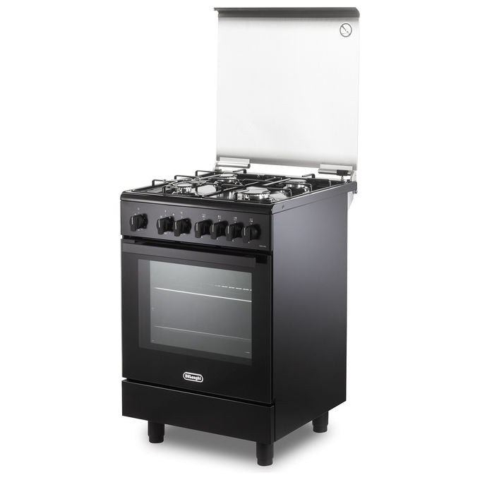 De'Longhi DMN64LSG Cucina 60 cm 4 Fuochi Gas Forno Elettrico 69 L 9 Funzioni Classe A colore Nero