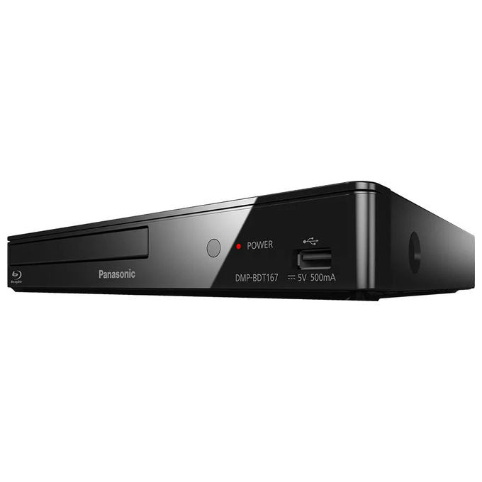 Panasonic DMP-BDT167AG Lettore Blu-ray Full HD 3D Audio Hi-Res USB Nero