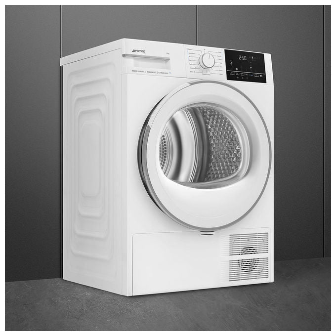 Smeg DN10SEC Asciugatrice Pompa di Calore 10 Kg Classe C Inverter 15 Programmi 64 dB (85x60x67 cm) colore Bianco