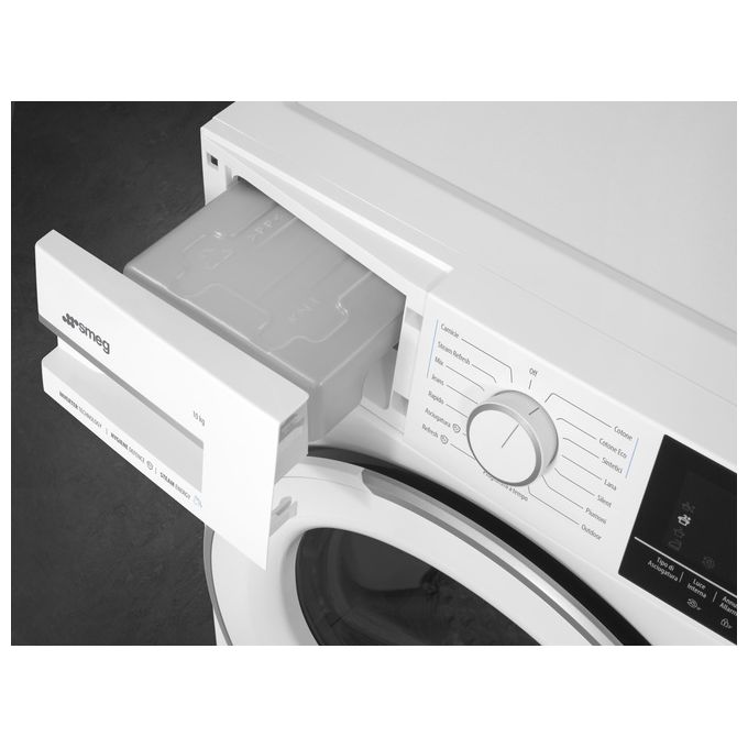 Smeg DN10SEC Asciugatrice Pompa di Calore 10 Kg Classe C Inverter 15 Programmi 64 dB (85x60x67 cm) colore Bianco