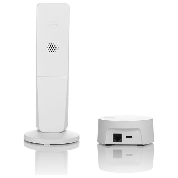 Motorola DOT411 Telefono Cordless DECT Segreteria 100 min Rubrica 200 contatti Vivavoce Display 1,6'' colore Bianco