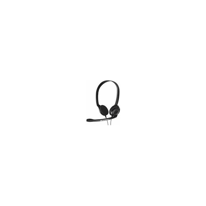 Epos 1000430 PC 3 Chat Cuffia Stereo con Microfono Cablata Jack 3.5 mm Cancellazione Rumore colore Nero