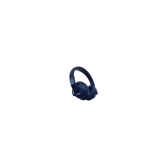 Pantone PT-WDH002N Cuffie a Padiglione Over-Ear con Microfono Regolabile Jack 3.5mm Cavo 1.2m Controllo Remoto colore Blu